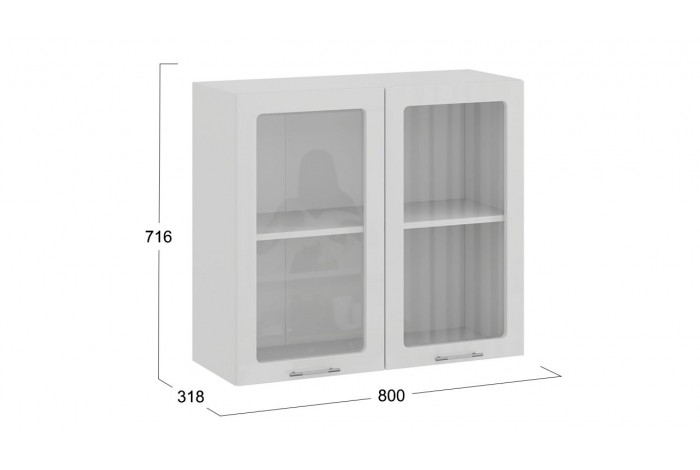 Кухонный гарнитур «Весна» №2 Белый, Белый глянец