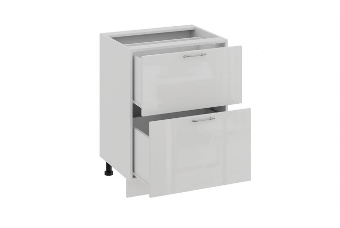 Кухонный гарнитур «Весна» №2 Белый, Белый глянец