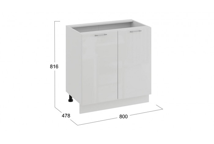 Кухонный гарнитур «Весна» №2 Белый, Белый глянец