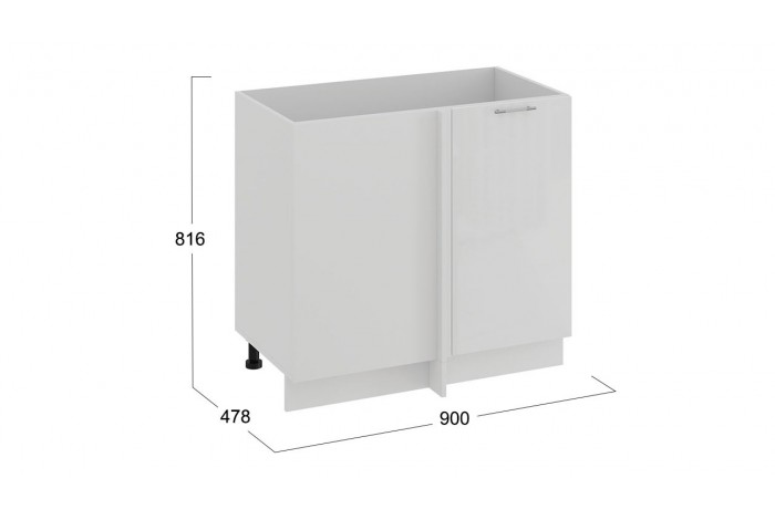 Кухонный гарнитур «Весна» №2 Белый, Белый глянец
