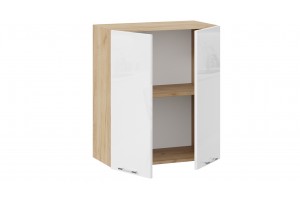 Кухонный гарнитур Весна №2 Дуб Крафт золотой, Белый глянец