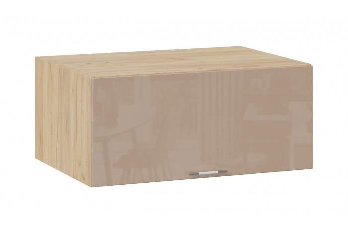 Кухонный гарнитур «Весна» №3 Дуб Крафт золотой, Ваниль глянец, Кофе с молоком