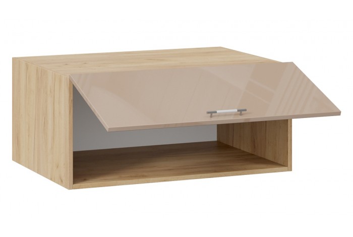 Кухонный гарнитур «Весна» №3 Дуб Крафт золотой, Ваниль глянец, Кофе с молоком