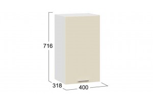 Кухонный гарнитур Габриэлла длиной 220 (160) см Белый, Крем