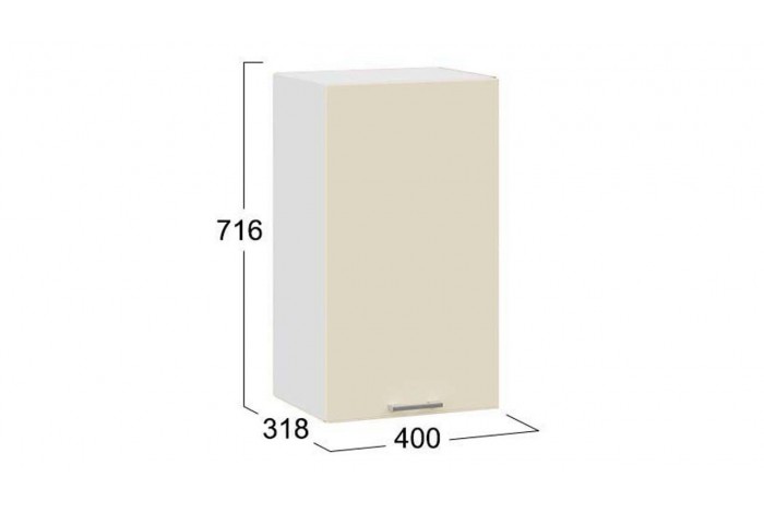 Кухонный гарнитур «Габриэлла» длиной 220 (160) см Белый, Крем