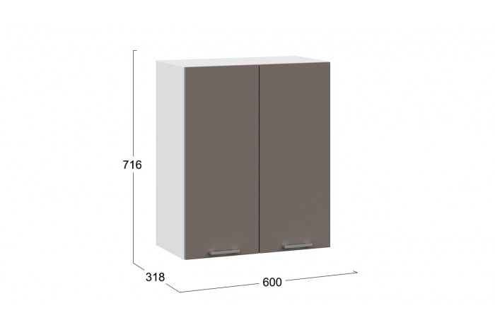 Кухонный гарнитур «Габриэлла» длиной 220 (160) см Белый, Муссон