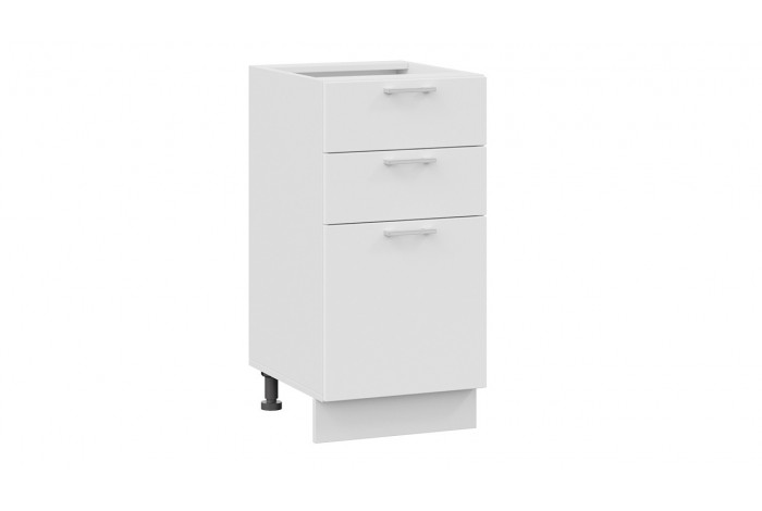 Кухонный гарнитур «Габриэлла» длиной 100 см Белый, Сноу