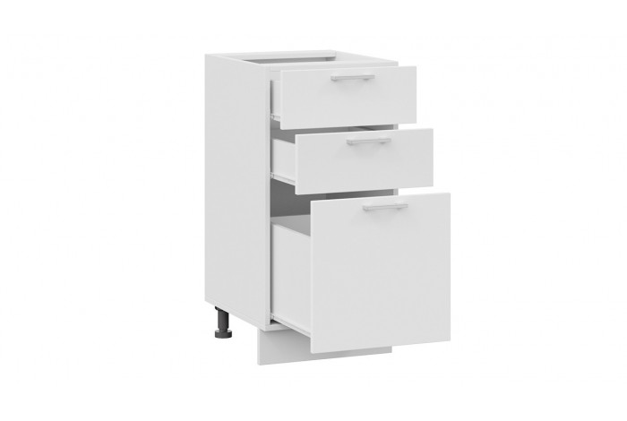 Кухонный гарнитур «Габриэлла» длиной 100 см Белый, Сноу