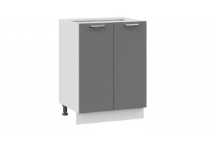 Кухонный гарнитур Габриэлла длиной 120 см Белый, Сноу, Титан