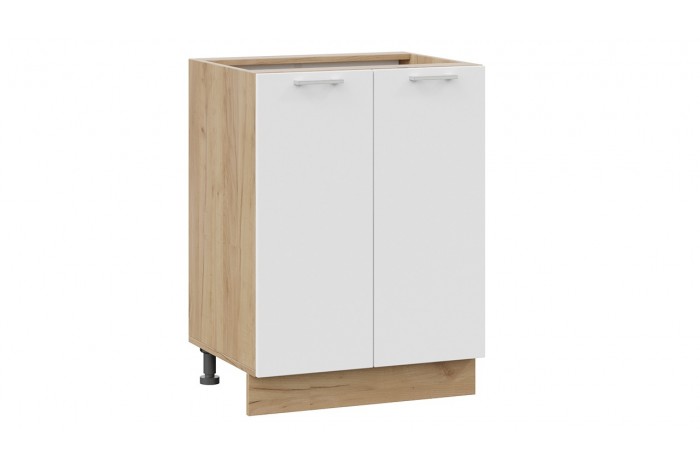 Кухонный гарнитур «Габриэлла» длиной 120 см Дуб Крафт золотой, Сноу