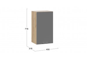 Кухонный гарнитур Габриэлла длиной 100 см Дуб Крафт золотой, Титан