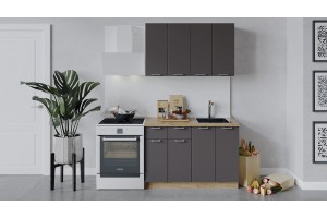 Кухонный гарнитур Габриэлла длиной 120 см Дуб Крафт золотой, Муссон