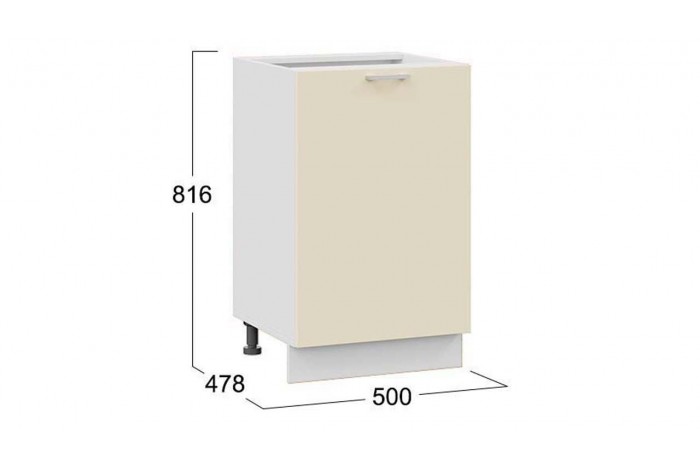 Кухонный гарнитур «Габриэлла» длиной 150 см Белый, Крем