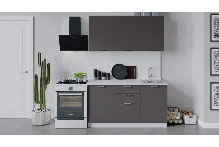 Кухонный гарнитур «Габриэлла» длиной 150 см Белый, Муссон