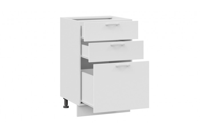 Кухонный гарнитур «Габриэлла» длиной 150 см Белый, Сноу