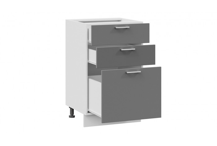 Кухонный гарнитур «Габриэлла» длиной 150 см Белый, Титан