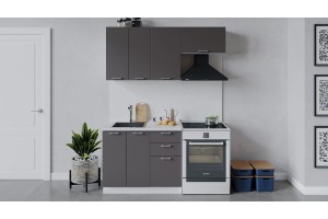 Кухонный гарнитур Габриэлла длиной 160 (100) см Белый, Муссон