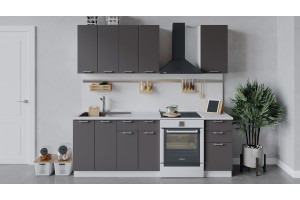 Кухонный гарнитур Габриэлла длиной 160 см Белый, Муссон