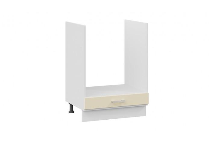 Кухонный гарнитур «Габриэлла» длиной 160 см со шкафом НБ Белый, Крем