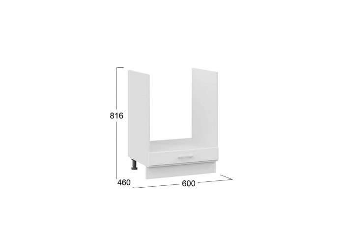 Кухонный гарнитур «Габриэлла» длиной 160 см со шкафом НБ Белый, Сноу