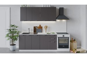 Кухонный гарнитур Габриэлла длиной 180 см Белый, Муссон