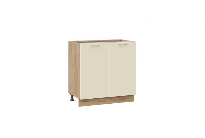 Кухонный гарнитур «Габриэлла» длиной 180 см Дуб Крафт золотой, Крем