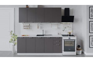 Кухонный гарнитур Габриэлла длиной 200 см Белый, Муссон