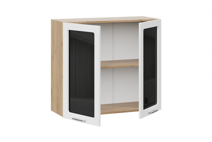 Кухонный гарнитур «Габриэлла» №1 290 см Дуб Крафт золотой, Сноу