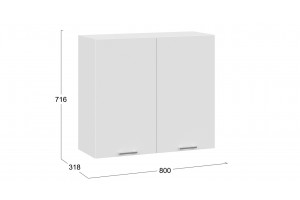 Кухонный гарнитур Габриэлла №11 Белый, Сноу, Муссон
