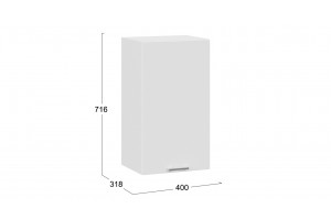 Кухонный гарнитур Габриэлла №12 350 см Белый, Сноу, Титан