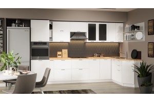 Кухонный гарнитур Габриэлла №2 Белый, Сноу