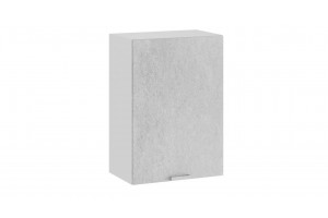 Кухонный гарнитур Гранита длиной 150 см Белый, Бетон снежный