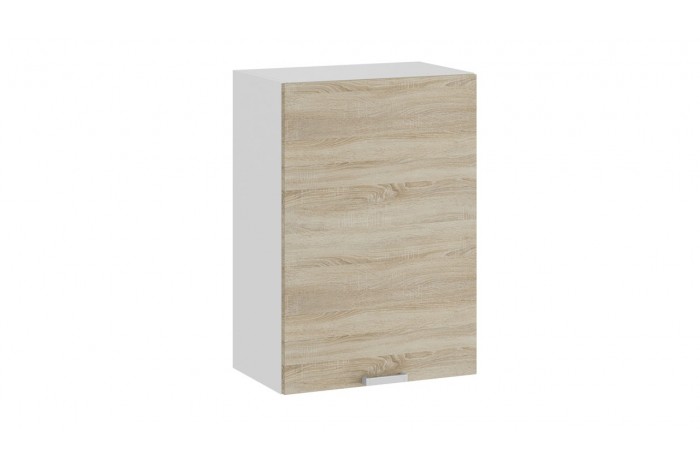 Кухонный гарнитур «Гранита» длиной 150 см Белый, Дуб Сонома, Бетон графит