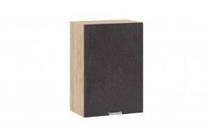 Кухонный гарнитур Гранита длиной 150 см Дуб Крафт золотой, Бетон графит