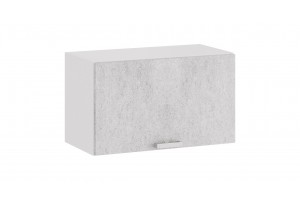 Кухонный гарнитур Гранита длиной 200 см со шкафом НБ Белый, Бетон снежный