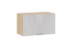 Кухонный гарнитур Гранита длиной 200 см со шкафом НБ Дуб Крафт золотой, Бетон снежный, Бетон графит