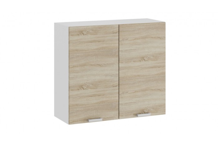 Кухонный гарнитур «Гранита» длиной 180 см Белый, Дуб Сонома