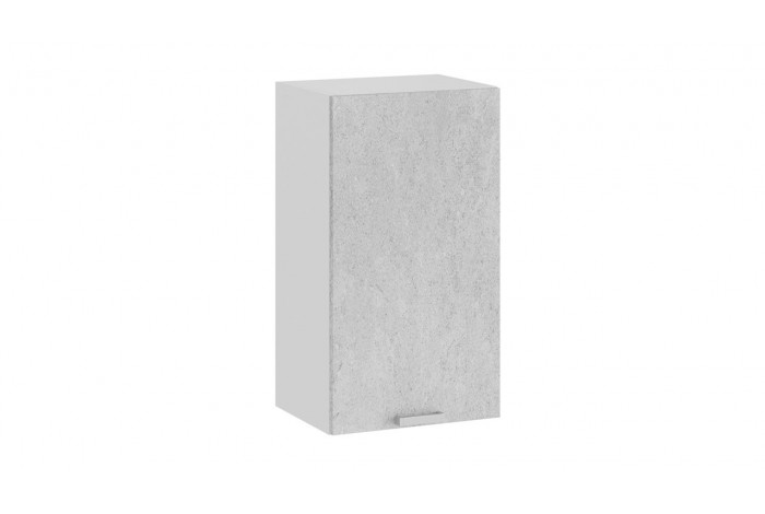 Кухонный гарнитур «Гранита» №1 Белый, Бетон снежный, Бетон графит