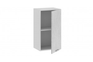 Кухонный гарнитур Гранита №1 Белый, Бетон снежный, Бетон графит