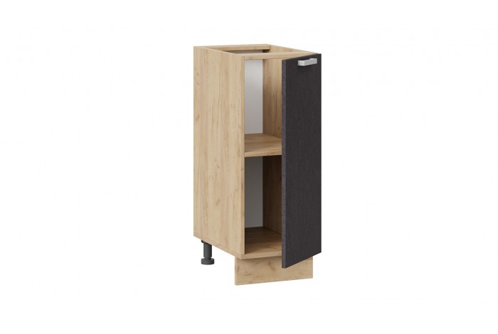 Кухонный гарнитур «Гранита» №1 Дуб Крафт золотой, Бетон снежный, Бетон графит