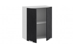 Кухонный гарнитур Гранита длиной 120 см Белый, Бетон графит