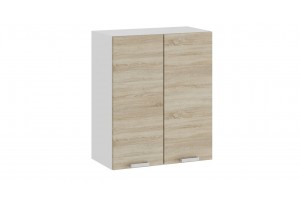 Кухонный гарнитур Гранита длиной 160 см со шкафом НБ Белый, Дуб Сонома