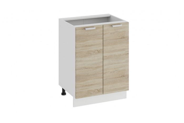 Кухонный гарнитур «Гранита» длиной 100 см Белый, Дуб Сонома