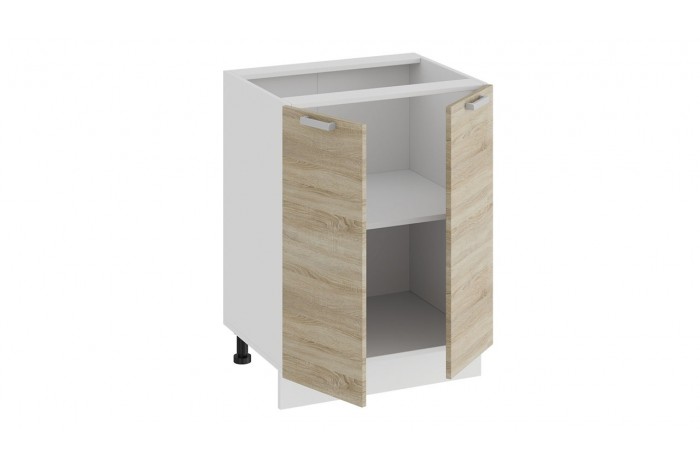 Кухонный гарнитур «Гранита» длиной 100 см Белый, Дуб Сонома