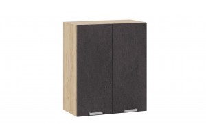 Кухонный гарнитур Гранита длиной 160 см со шкафом НБ Дуб Крафт золотой, Бетон графит