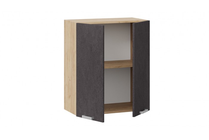 Кухонный гарнитур «Гранита» длиной 100 см Дуб Крафт золотой, Бетон графит