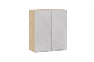 Кухонный гарнитур Гранита длиной 160 см со шкафом НБ Дуб Крафт золотой, Бетон снежный