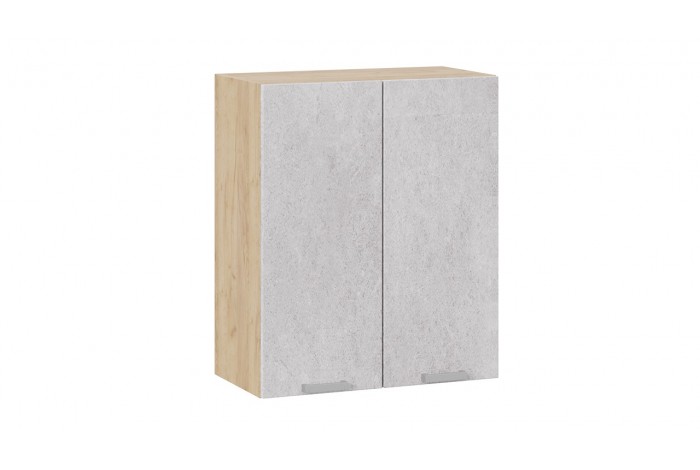 Кухонный гарнитур «Гранита» длиной 160 см со шкафом НБ Дуб Крафт золотой, Бетон снежный, Бетон графит