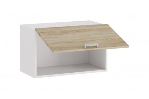 Кухонный гарнитур Гранита №2 Белый, Дуб Сонома, Бетон графит