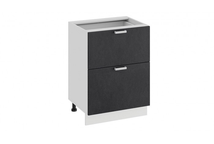 Кухонный гарнитур «Гранита» №2 Белый, Дуб Сонома, Бетон графит